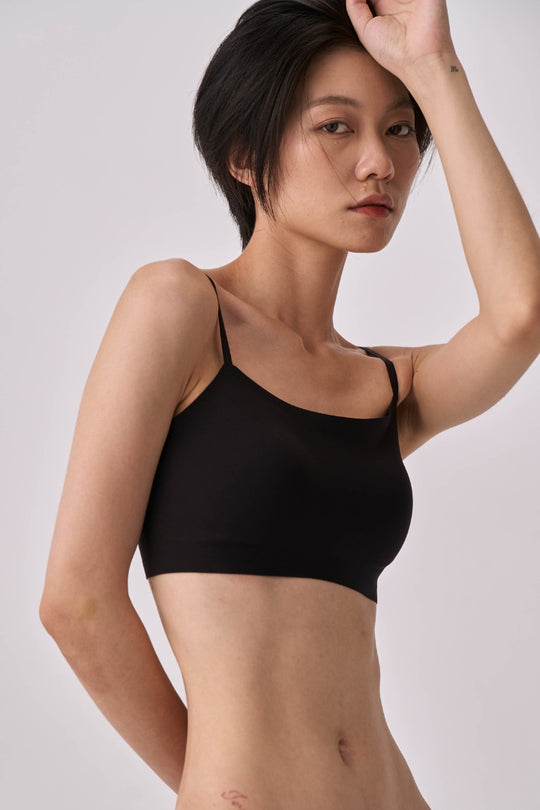 無痕・クラシックミニマル ブラトップ｜ブラック