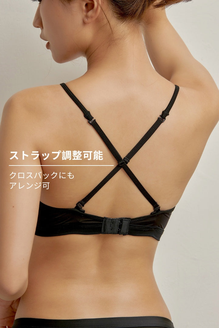 柔亮・クール V ブラ I ｜ブラック