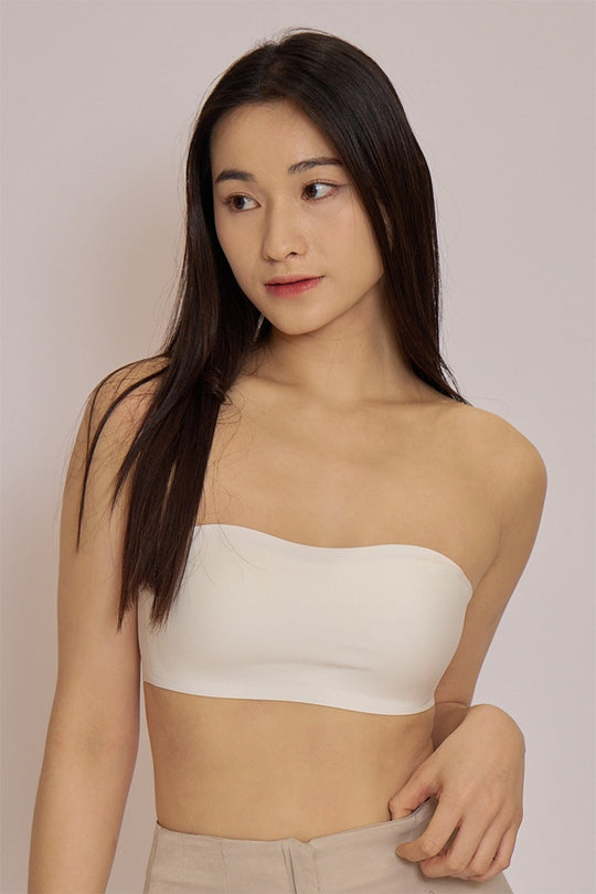 柔亮・ダブルサポートブラ｜ホワイト