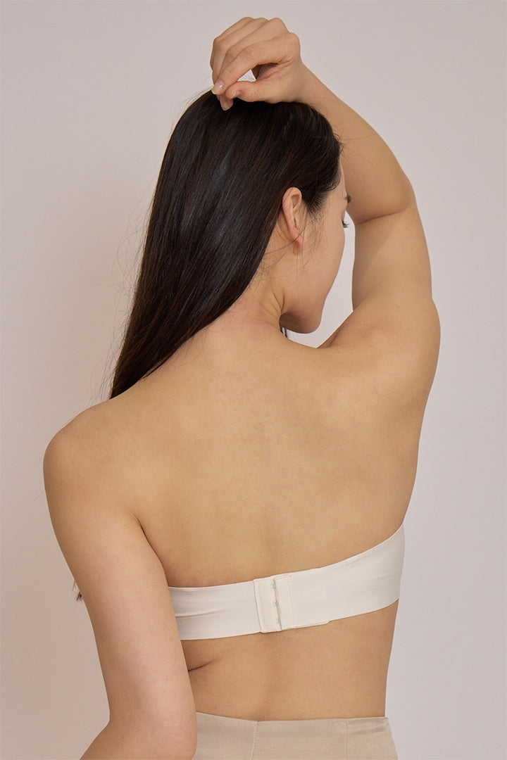 柔亮・ダブルサポートブラ｜ホワイト