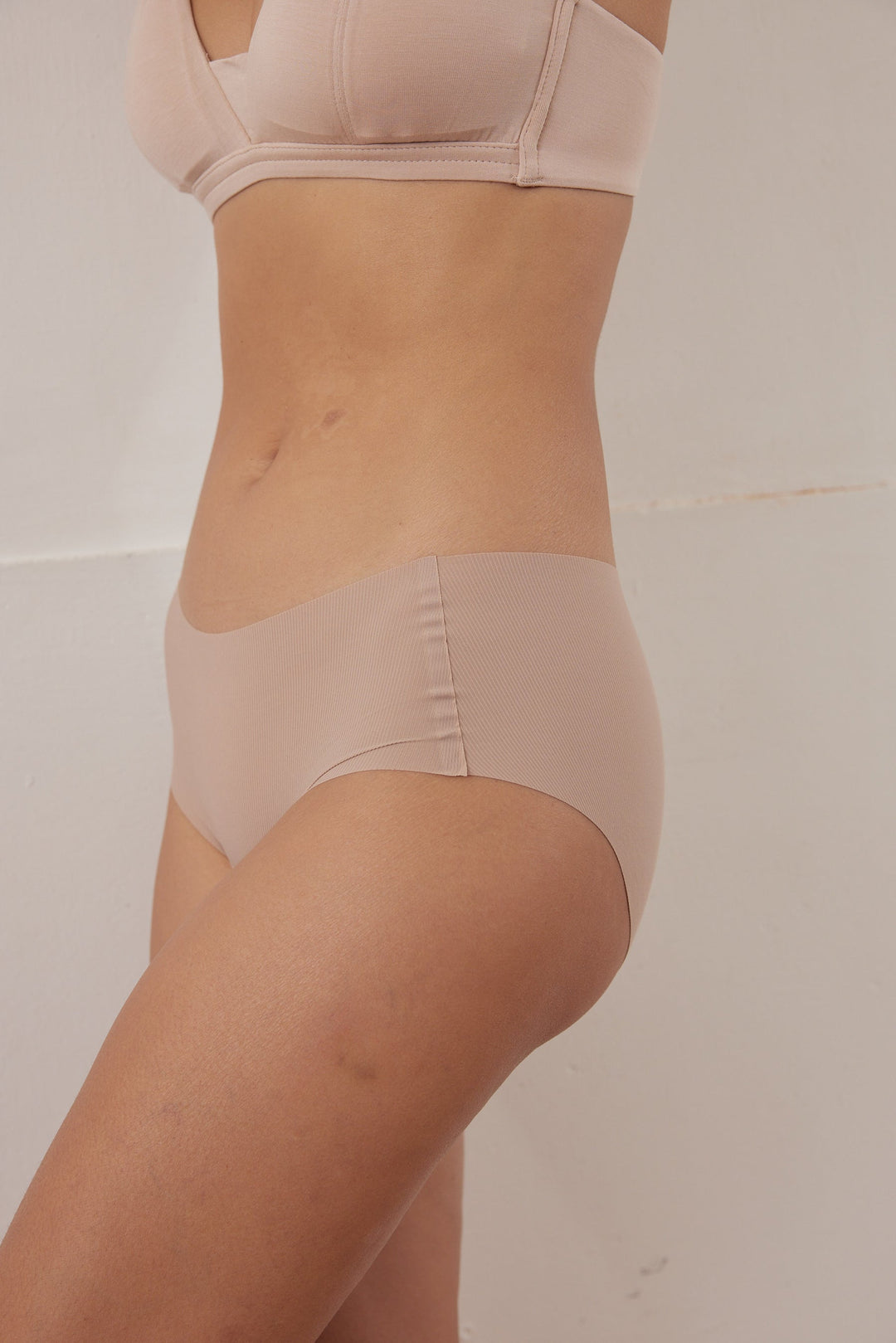 ナチュラル肌感ローライズショーツ3枚組｜フォーン・ブラウン・ヌード