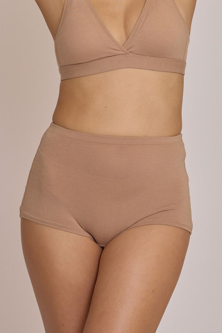 柔韌・天竺棉平口褲｜ブラック