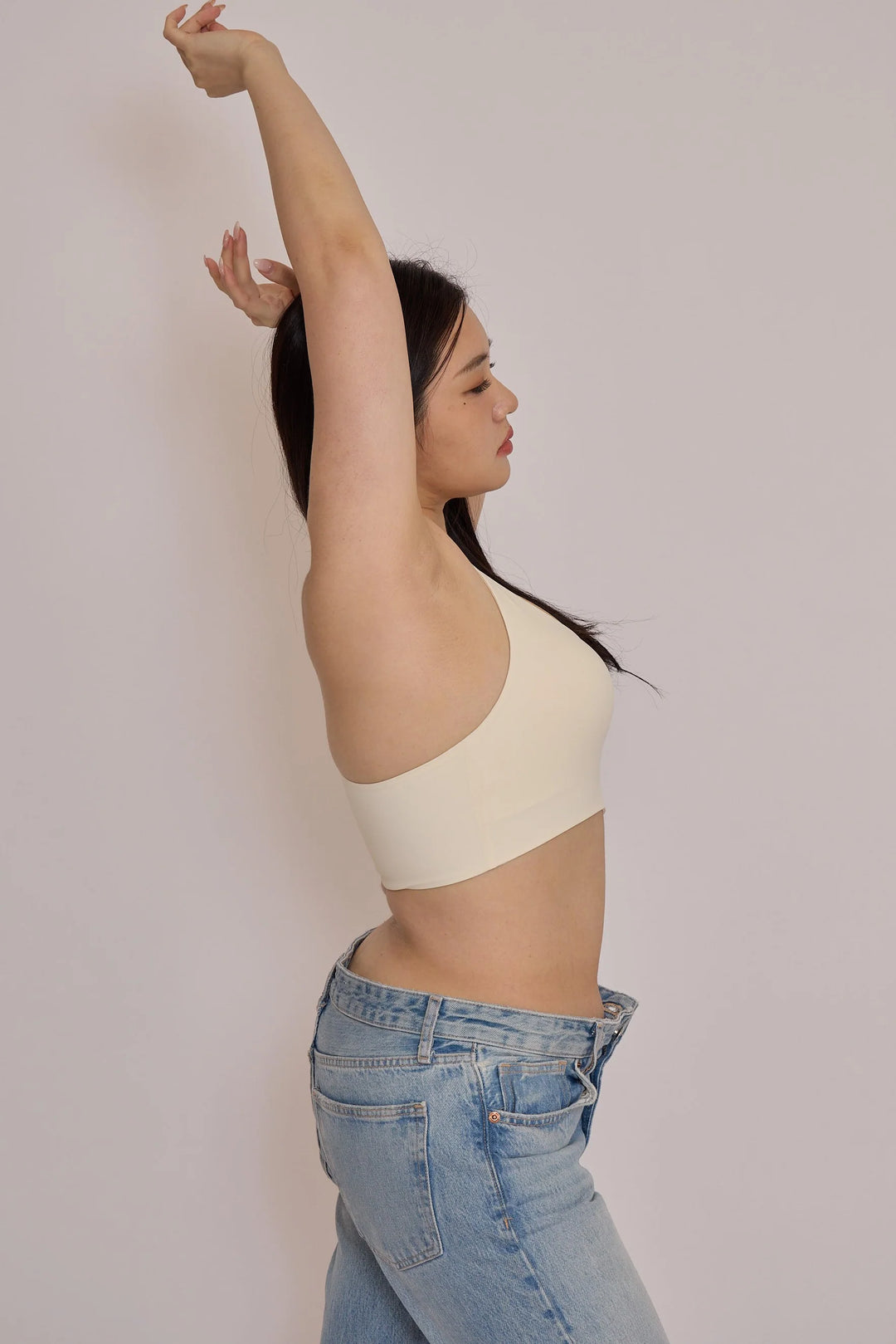 細紐 Y型ブラトップ｜ホワイト