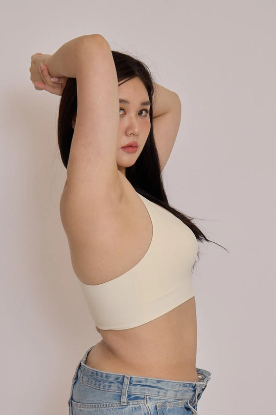 細紐 Y型ブラトップ｜ホワイト