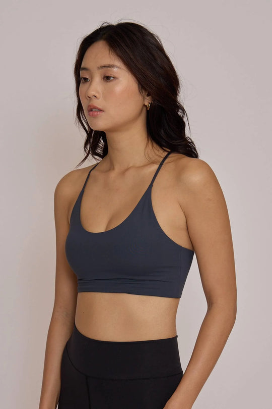 細紐 Y型ブラトップ｜ネイビー
