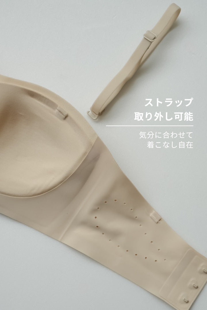 柔韌・スフレベアトップブラ｜ブラック
