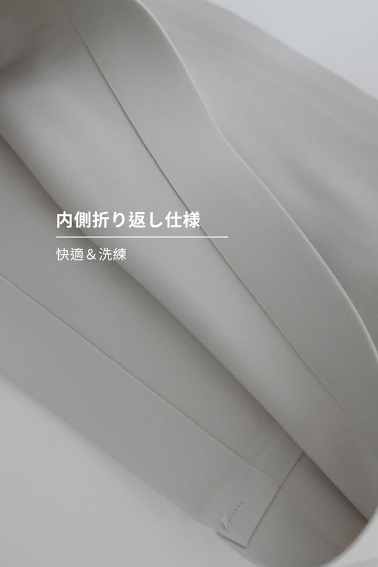 柔亮・ノンパッドチューブブラ(胸パッド付き)｜グレー