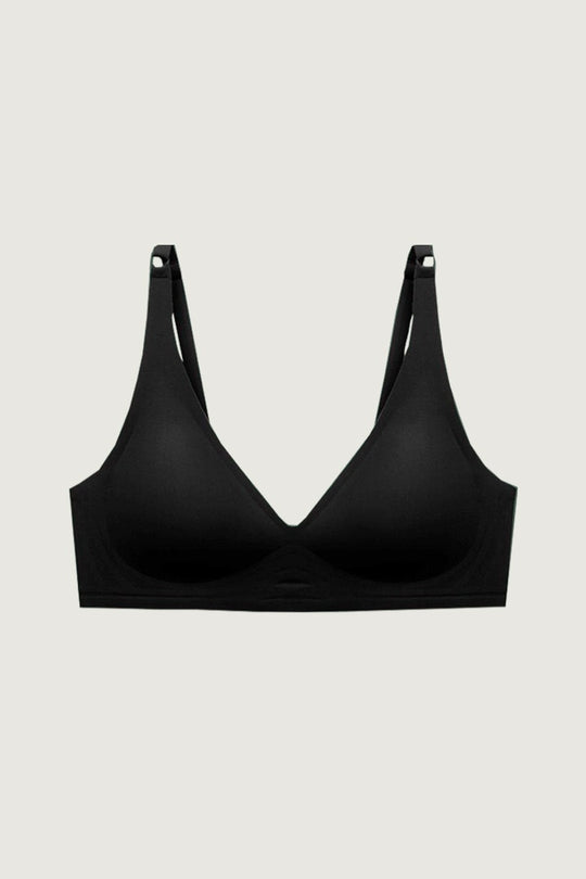 柔亮・ソフトサポートブラ｜ブラック