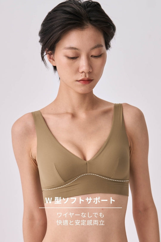 柔韌・マットグロウフィットリフトブラ｜オリーブグリーン
