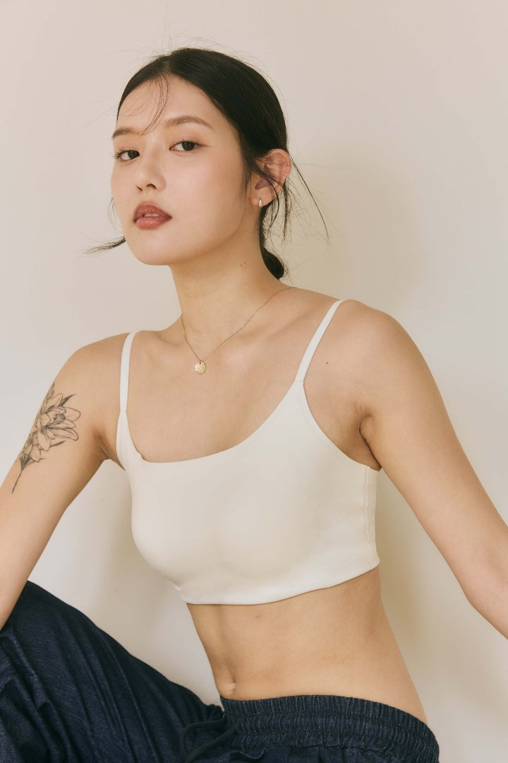 無痕・クラシックミニマル ブラトップ｜ベージュ