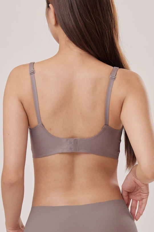 柔亮・ソフトサポートブラ｜カフェベージュ