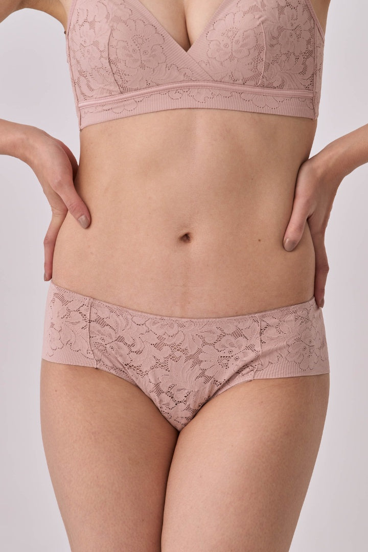 柔絲・レースミニマルショーツ｜ミルキーホワイト