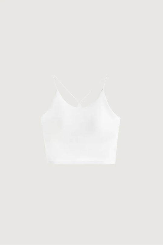 Ｙバックロングブラトップ｜ホワイト