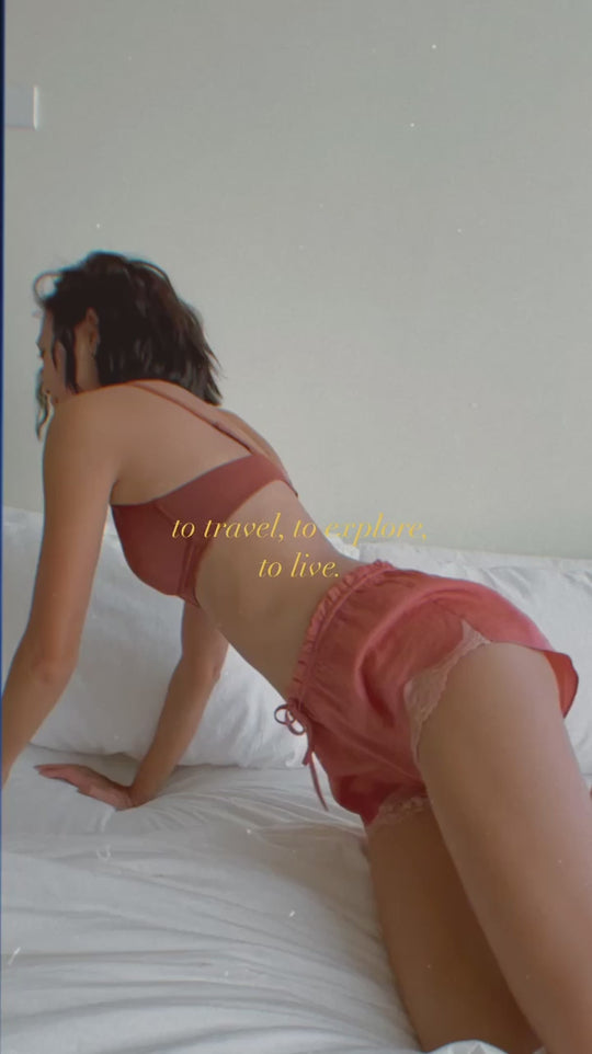 柔韌・モダールブラレット｜テラコッタ