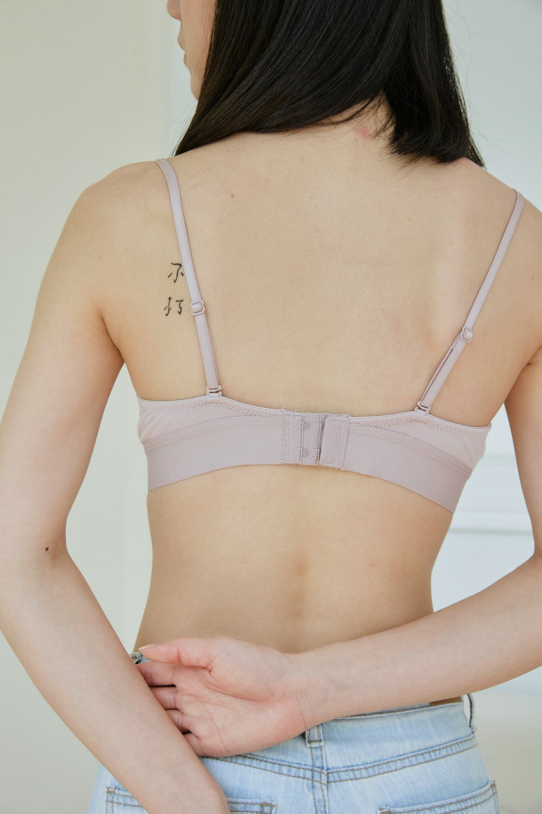 モランディトライアングルブラ｜ピンク