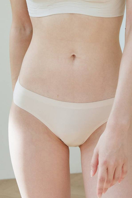 超薄型ビキニショーツ3枚組｜アプリコット・ピンク・バイオレット